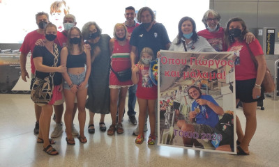 Ολυμπιακοί Αγώνες: Επέστρεψαν από το Τόκιο, Πομάσκι και Πόλακ (photos)