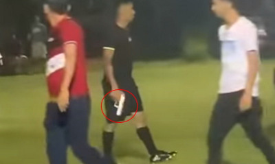 Πήγαν να λιντσάρουν τον διαιτητή και έβγαλε όπλο για να γλιτώσει! (video)