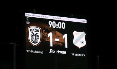 ΠΑΟΚ-Ριέκα 1-1: Η πίεση του «Δικέφαλου» και η λύτρωση στο φινάλε (photos+video)