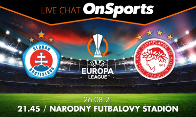 Live Chat Σλόβαν Μπρατισλάβας - Ολυμπιακός 2-2 (τελικό)