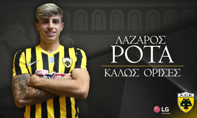 ΑΕΚ: Στα «κιτρινόμαυρα» ο Ρότα (photos+video)