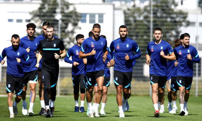 Ελλάδα: Αγώνα δρόμου ο Τζόλης για το ματς με το Κόσοβο (photos)