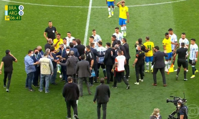 Βραζιλία-Αργεντινή: Οριστική διακοπή λόγω... κορονοϊού - «Μπούκαρε» η αστυνομία στο γήπεδο!