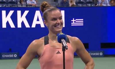 US Open: Τρομερή ατάκα Σάκκαρη - «Για την Ελλάδα που ταλαιπωρήθηκε από πυρκαγιές»