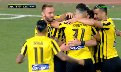ΑΕΚ-Ιωνικός: Η χαμένη ευκαιρία του Τουράμ και το γκολ του Λε Ταλέκ (videos)