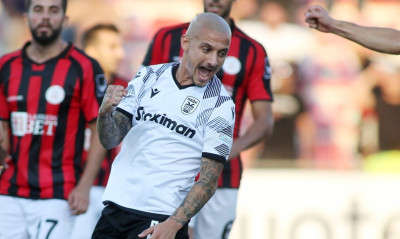 Λίνκολν-ΠΑΟΚ: Η χαρά του Μιτρίτσα για το πρώτο γκολ (video+photos)