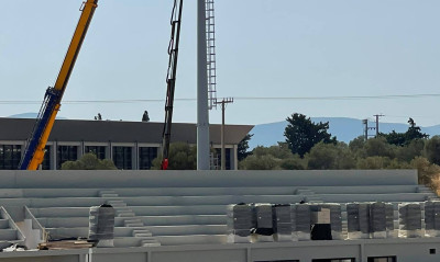 ΑΕΚ: Στολίδι το γήπεδο στα Σπάτα για να υποδεχθεί τη Β’ ομάδα (photos)