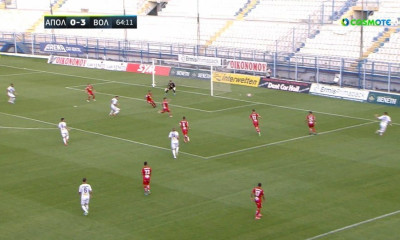 Απόλλων Σμύρνης-Βόλος: Περίπατο και 0-3 Μπαρτόλο, απάντησε σε 1-3 ο Ιωαννίδης! (video)