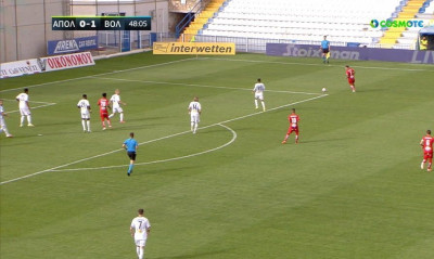 Απόλλων Σμύρνης-Βόλος: Το κάρφωσε ξανά ο Φαν Βέερτ και 0-2 η ομάδα της Μαγνησίας! (video)