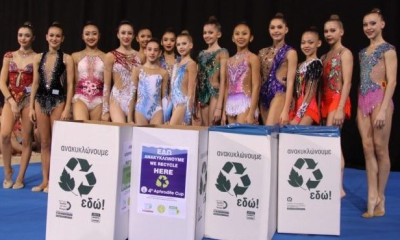 Ρυθμική Γυμναστική: Μήνυμα ευαισθητοποίησης για το περιβάλλον από το Aphrodite Cup