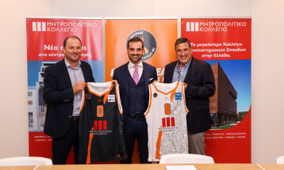 Το Μητροπολιτικό Κολλέγιο μεγάλος Χορηγός του Προμηθέα Πάτρας