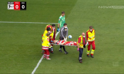 Bundesliga: Σοκαριστικός τραυματισμός στο Ουνιόν Βερολίνου-Αρμίνια Μπίλεφελντ (video)