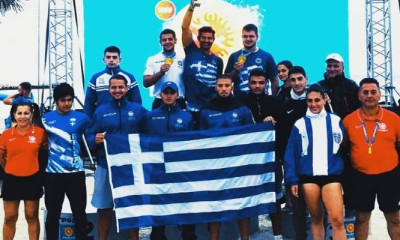 Θρίαμβος για τη «γαλανόλευκη» στο Παγκόσμιο πρωτάθλημα Beach Wrestling