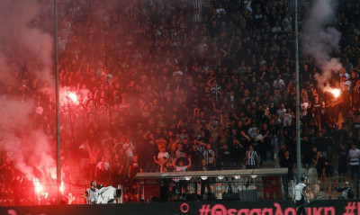 ΠΑΟΚ-Σλόβαν Μπρατισλάβας: Πανό στην Τούμπα για τα έξι «αετόπουλα» (photos)