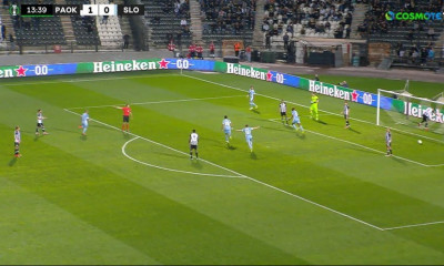 ΠΑΟΚ-Σλόβαν Μπρατισλάβας: Απάντησαν οι Σλοβάκοι, 1-1 με τον Γκριν (video)