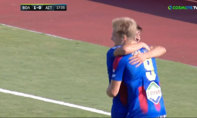 Βόλος-Αστέρας Τρίπολης: Νέο «έγκλημα» Παπαδόπουλου και 1-0 με πέναλτι ο Φαν Βέερτ (video)