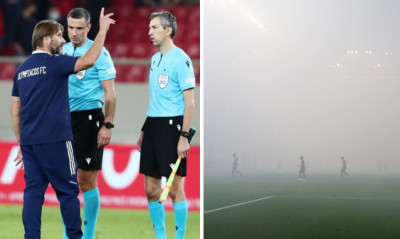 Ολυμπιακός-Παναθηναϊκός: Το twitter «δίκασε» τον Μαρτίνς και τα καπνογόνα (photos)