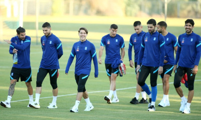 Ελλάδα: Η ατάκα του Φαν'τ Σχιπ για τον Ζέκα και τι ζήτησε για το ματς με τη Γεωργία (video+photos)