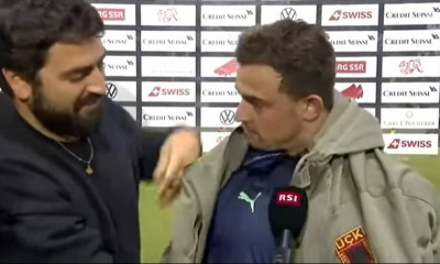 Σάλος στην Ελβετία: Άντρας φόρεσε τζάκετ του UCK στον διεθνή Τζερντάν Σακίρι (video+photos)