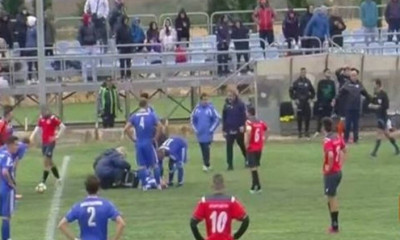 «Δολοφονικό» τάκλιν σε τοπικό αγώνα - Πήγε απευθείας στο νοσοκομείο ο παίκτης (video+photos)