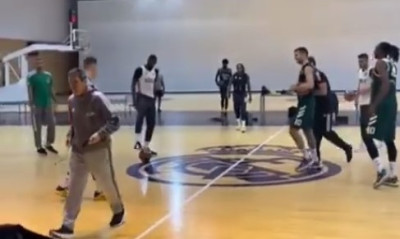 Παναθηναϊκός ΟΠΑΠ: Προπόνηση στη Μαδρίτη ενόψει Ρεάλ (video)