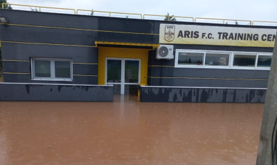 Άρης: Εικόνες καταστροφής στο προπονητικό κέντρο - Zημιές 400.000 ευρώ στο Ρύσιο (photos)