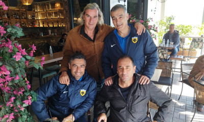 ΑΕΚ: Συνάντηση παλιών συμπαικτών στη Σκάλα Λακωνίας