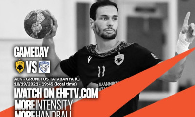 European League ανδρών: Με Ταταμπάνια η Πρεμιέρα στην Ευρώπη της ομάδας χάντμπολ της ΑΕΚ