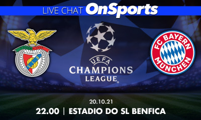 Live Chat Μπενφίκα-Μπάγερν Μονάχου