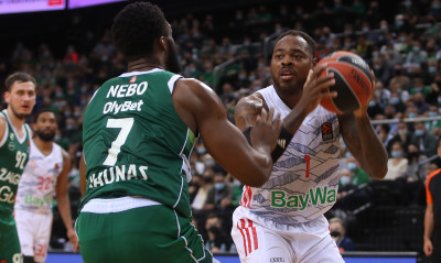 Ζαλγκίρις-Μπάγερν Μονάχου 73-75: Άνοιξε λογαριασμό με διπλό στο Κάουνας