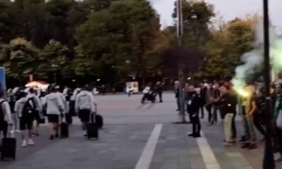 Παναθηναϊκός: Κόσμος έξω απ’ το ξενοδοχείο αποθέωσε την ομάδα! (Video)