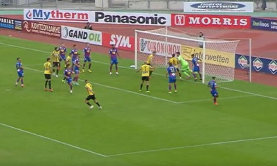 Βόλος-ΑΕΚ: Η επίμαχη φάση με τον Κλέιμαν και οι τρομερές επεμβάσεις του Στάνκοβιτς (videos)