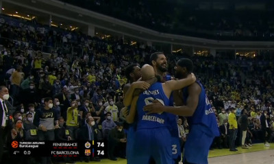 Φενέρμπαχτσε-Μπαρτσελόνα 74-76: Αήττητη με τρομερό buzzer beater του Μίροτιτς (photos)