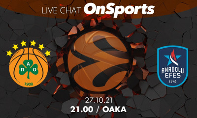 Live Chat Παναθηναϊκός ΟΠΑΠ-Αναντολού Εφές