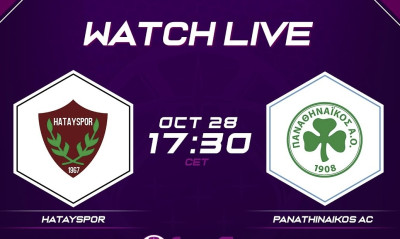 Live streaming Χατάι-Παναθηναϊκός