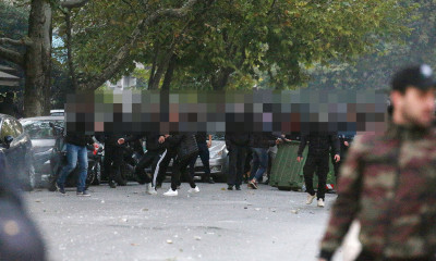 Επεισόδια έξω από την Τούμπα πριν το ΠΑΟΚ–Απόλλων Σμύρνης (video)