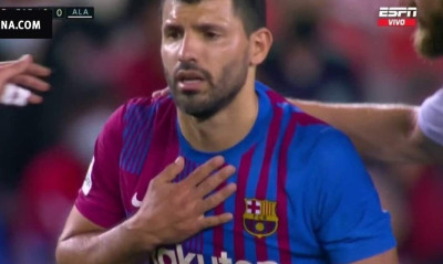 Ανησυχία με Αγκουέρο στην Μπαρτσελόνα - Εκτός επ' αόριστον λόγω καρδιακής αρρυθμίας