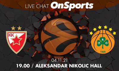 Live Chat Ερυθρός Αστέρας - Παναθηναϊκός ΟΠΑΠ