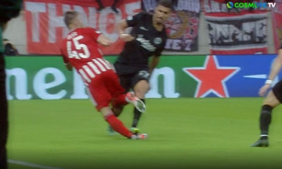 Ολυμπιακός-Άιντραχτ Φρανκφούρτης: Γι’ αυτό γλίτωσε την αποβολή ο Μπάρκοκ (videos)