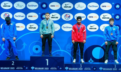 Πάλη: «Χρυσός» ο Γιώργος Πιλίδης - Κατέκτησε την κορυφή στο Παγκόσμιο Νέων (video+photos)