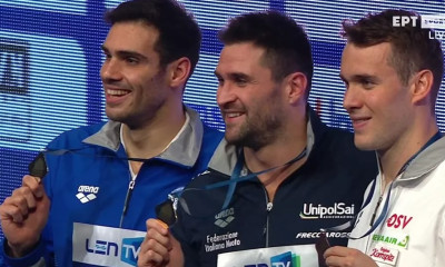 Κολύμβηση: «Ασημένιος» Πρωταθλητής Ευρώπης ο Ανδρέας Βαζαίος στα 100μ. μικτή! (photos+videos)