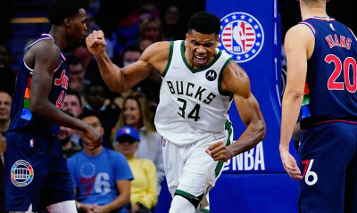 NBA: Επιστροφή στις νίκες με σούπερ Γιάννη για Μπακς (photos+video)