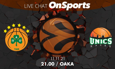 Live Chat Παναθηναϊκός ΟΠΑΠ - Ούνικς Καζάν