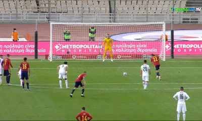 Ελλάδα-Ισπανία: Το ακυρωθέν γκολ του Μασούρα και το πέναλτι-φάντασμα των Ισπανών (video)
