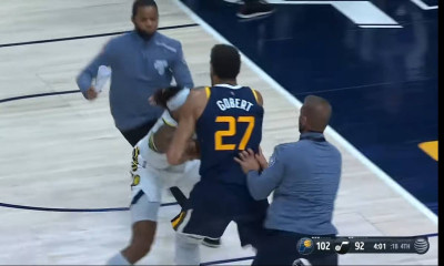 Χαμός στο NBA: Πιάστηκαν στα χέρια Τέρνερ-Γκομπέρ (photos+video)