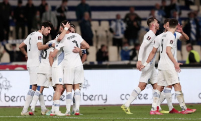 Ελλάδα-Κόσοβο: Απίθανο γκολ ο Μασούρας - Σκόραρε με κεφαλιά «ψαράκι» (video+photos)