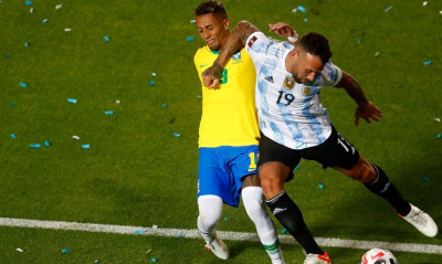 Αργεντινή-Βραζιλία: Τιμωρία των διαιτητών που δεν είδαν την αγκωνιά του Οταμέντι (video+photos)