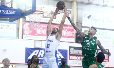 Ιωνικός-Σπόρτινγκ 93-79: Με τρομερό Χουγκάζ έφυγε με ψηλά το κεφάλι