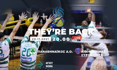 Volley League: Στον Άγιο Θωμά το πρώτο ντέρμπι του Παναθηναϊκού με τον Φοίνικα Σύρου (video)