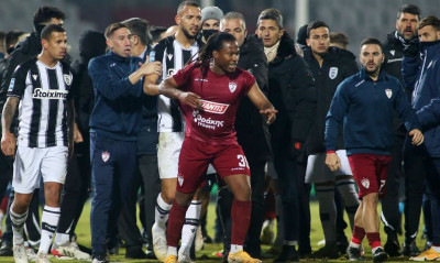 ΑΕΛ-ΠΑΟΚ: Χαμός μετά την γκολάρα του Κούρτιτς - Σύρραξη μεταξύ των παικτών! (video+photos)